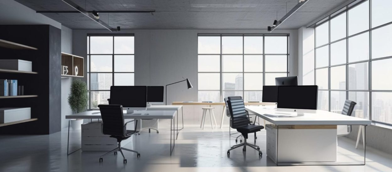 modern-office-space-with-desktops-with-modern-computers-created-with-generative-ai-technology